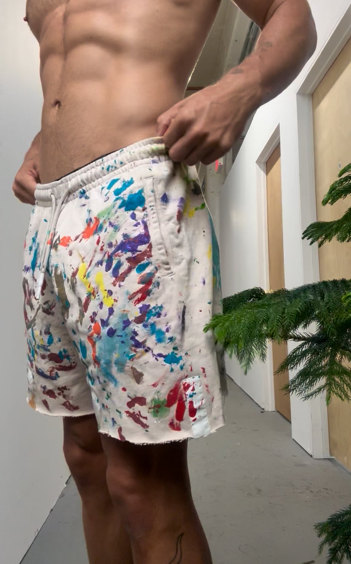 Painted shorts