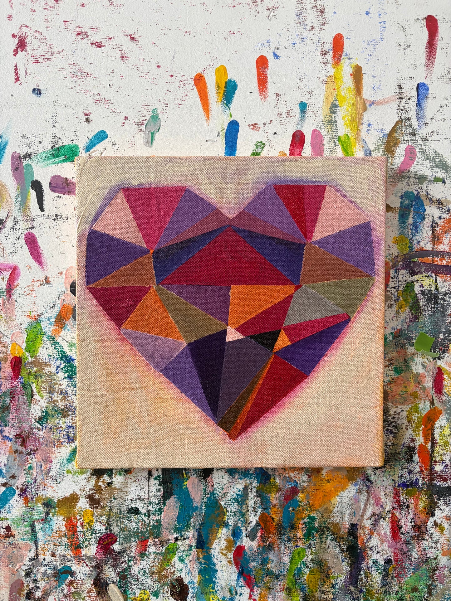 Heart painting