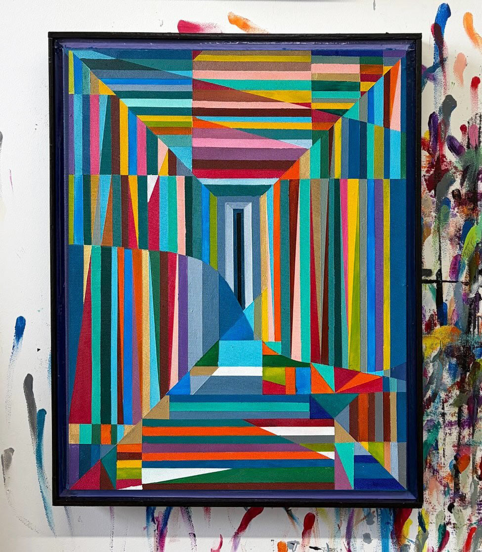 blue painting