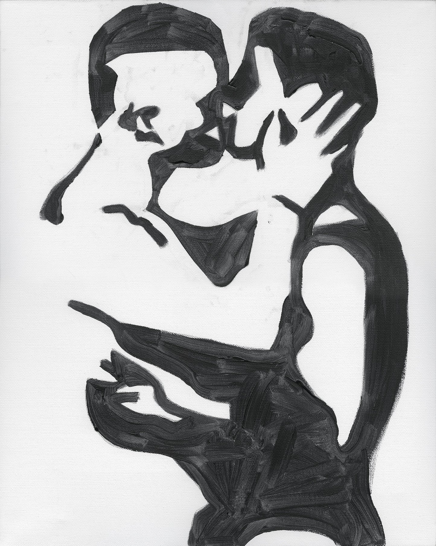'Tender Lovers' 16 inch x 20 inch Watercolor Print
