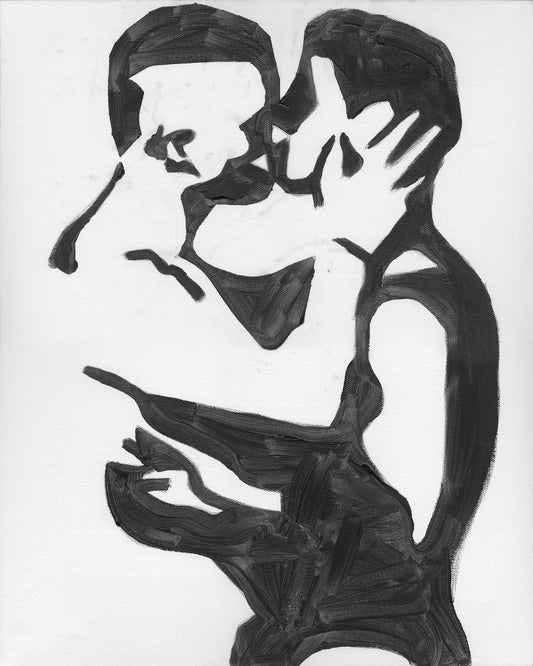 'Tender Lovers' 16 inch x 20 inch Watercolor Print