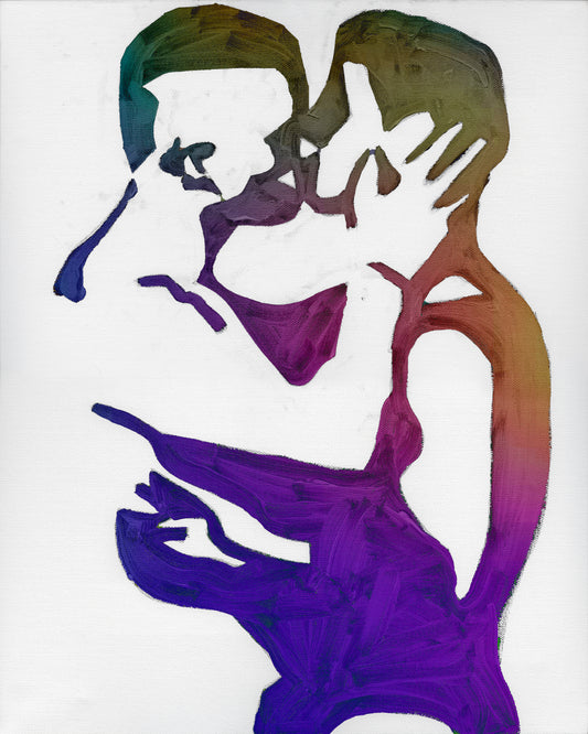 'Tender Lovers' rainbow print